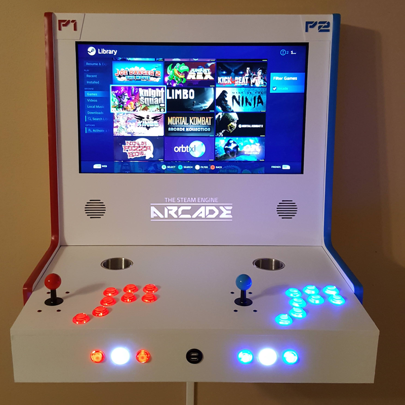 Illustration for article titled Guy Turns His Steam Link Into An Arcade Cabinet